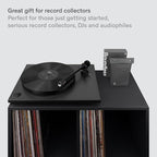 Boundless Audio Vinyl Record Cleaning Kit - 5-in-1 Vinyl Cleaning Kit Includes Velvet Record Brush, Stylus Cleaner, Cleaner Solution, Nylon Brush & Storage Bag