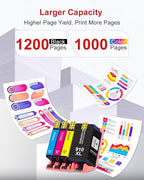 910XL Ink Cartridges Combo Pack Replacement Compatible for HP 910 XL HP910 Ink Works with OfficeJet Pro 8010e 8015e 8022e 8020e 8025e 8028e 8035e Series