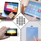 20 Pcs Webcam Cover Slide, 0.023 Inch Ultra Thin Universal Laptop Camera Cover Slide Webcam Covers Cameras Blocker Slider Camera Cap for Laptop, Computer, Great for Privacy