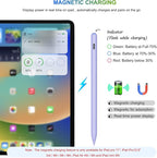 Pencil 2nd Generation Wireless Charging, HATOKU Pencil for iPad with Tilt & Palm Rejection, Magnetic Stylus Pen for ipad Air M3/3/4/5, iPad mini 5/6, ipad 6/7/8/9/10/11 Gen, ipad Pro 11/12.9 (Purple)