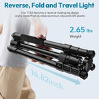 ULANZI TT53 Camera Tripod, 70.8” Travel Tripod for DSLR/Phone, Heavy Duty Fold Portable Stand with 360° Ball Head UKA Quick Release Plate, Lightweight Compact for Photography Vlogging Video Shooting