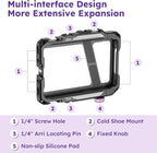 Universal Smartphone Filmmaking Stabilizer, Phone Cage for Vlogging and Videography, Compatible with Most Smartphones