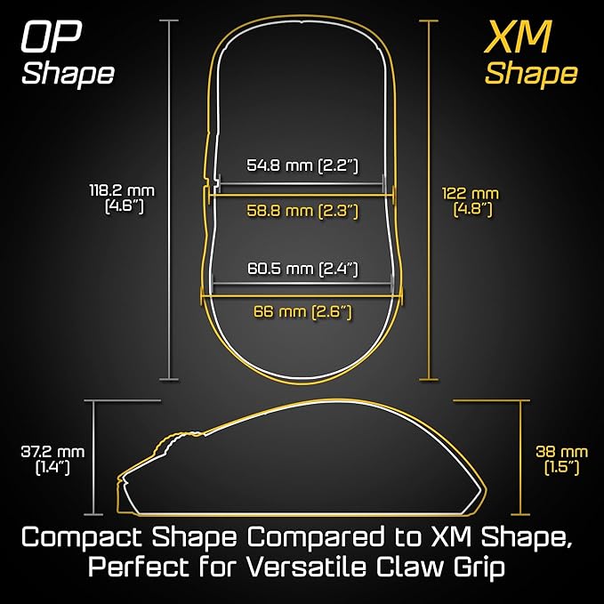 ENDGAME GEAR OP1 8k Wired Gaming Mouse - 8000Hz Polling, PixArt PAW3395 Sensor, Kailh GX Switches, White