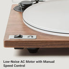 U-Turn Audio - Orbit Plus (Gen 2) Turntable with Built-in Preamp, Walnut