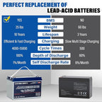 12V 100Ah Trolling Motor Bluetooth LiFePO4 Battery, 120A BMS Rechargeable BCI Group 31 Lithium Battery with Low-Temp Protection, Up to 15000 Cycles Perfect for Trolling Motor, RV, Solar