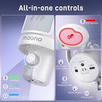 MAONO Wireless Microphone for PC,Gaming Streaming USB Mic with Software AI Voice Change,3-Level Noise Cancellation,Custom EQ,Gain Control for Computer Podcast Recording (DM40 AI Mic, DM40-White)