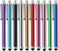 Stylus Pen [10 Pack] Universal Capacitive Touch Screen Pens for Tablets, iPad Mini, iPad Pro, iPad Air, Smartphones, Samsung Galaxy - Multiple Colors
