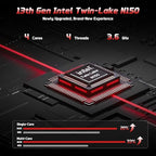 NIMO 15.6" FHD IPS Laptop, Intel N150 (Up to 3.6GHz, Beat i3-10110U), 16GB RAM 1TB SSD, Backlit Keyboard Fingerprint, Wi-Fi 6 BT5.2 Type-C 65W Computer for Students and Home Office