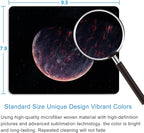 Sci-fi Galaxy Planet Mouse Pad Personalized Design Laptop Computer Non-Slip Rubber Mousepad 9.5x7.9 Inch