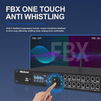 KT900DSP Feedback Suppressor Preamp Preamplifier Karaoke Effector Digital Pre-stage Effector Anti-howling Audio Processor Echo USB MP3 Bluetooth Optical