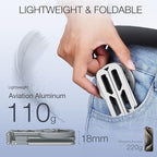 Magnetic Pocket Phone Tripod Foldable Compatible with Magsafe for iPhone 15/14/13/12 Plus Pro Max Series, Upgrade Mini Cell Phone Tripod Mount Handle Smartphone Desk Stand Travel All in One