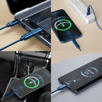USB C to USB Adapter, USB-C Adapter Kit Contains Multiple OTG Adapters for Type C Male, USB A to C Male Cable, Micro USB to Type C, Equipped with SIM Extractor and Phone Stand