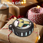 EBODA Waterproof Bluetooth Speaker, Shower Wireless Speaker, IP67 Waterproof, LED Light, Floating, Portable Speakers for Travel, Pool, Beach, Kayak, Gifts for Men-Black Golden Special Edition