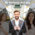 SMARTDEVIL 2PACK Privacy Screen Protector for iPhone 11/XR Shatterproof Tempered Glass [True 28°Anti Spy] [9H Hardness] [Auto Dust-Elimination Install], [Bubble Free]