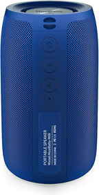Bluetooth Speaker,MusiBaby Wireless,Waterproof,Outdoor,Portable Speaker,Dual Pairing,Loud Stereo,Booming Bass,24H Playtime Wireless Speakers for Home,iPhone,Party,Gifts(Blue)