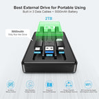 ySky 2TB External Hard Drive for iPhone & iPad,MacBook,Windows Computer,USB C Android Phones:Photo Stick USB Flash Drive to Backup Photo| Video | Music| File(MFi Certified)