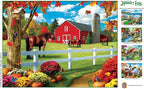 MasterPieces - 300 Piece Jigsaw Puzzle, Large EZ Grip Shapes, Rolling Pastures, Fun for Adults, Seniors, Family, Kids, Non-Glare Finish, 18"x24"