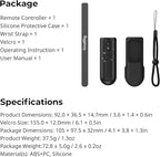 SMALLRIG Camera Remote Control Wireless Shutter Commander for Sony for Canon for Nikon Camera, fits for A7 IV, A7R V, A7R IV, A7R III, A7S III, A6700, FX3, A7CR, A7C II, ZV-E10, R5, R6, R7, R8-5207