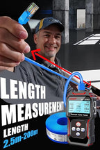 NF-8209S Network Cable Tester, RJ45 Ethernet Tester for POE/Cat5/Cat7/Cat6a/Cat6/Cat5e, Wire Mapper, Length, Open/Short, Wire Fault Locator, Ethernet LAN Network Toner Tool