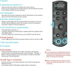 for Sony Camera Wireless Remote Control,Rechargeable Shutter Release with OLED Screen for Sony ZV-1,ZV-E10, A6400, A6700, A7C,A7III,A7IV,RX100 VII, DSC-RX0 II,DSC-RX100 VII, Replace RMT-P1BT