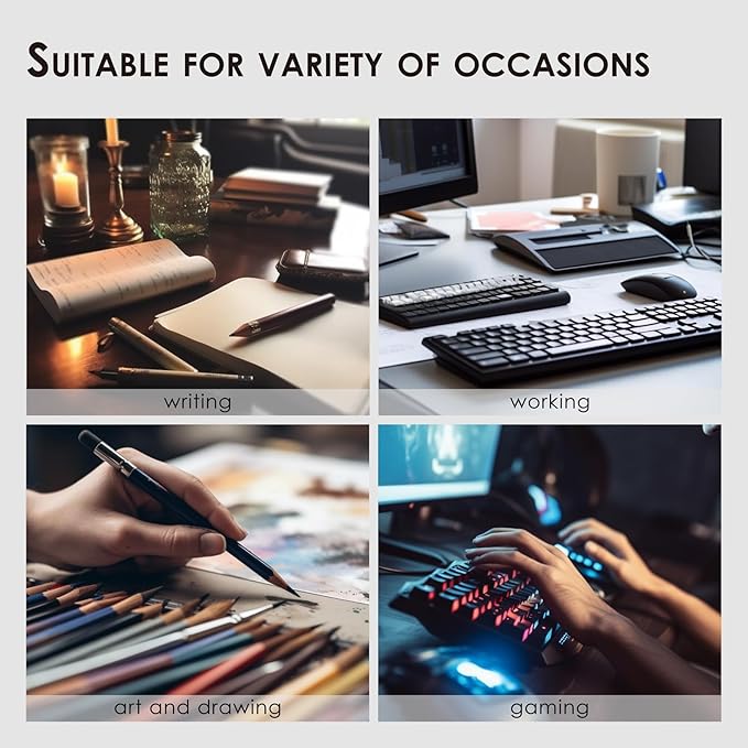 Cork Desk Mat - Small Dual-Sided Desk Pad for Office and Home - Desk Organization and Accessories - Ideal for Large Mouse Pad and Small Desk Mats on Top of Desks(Gray,23.6"x 13.8")