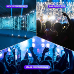 DJ Lights Stand, Heavy Duty DJ Stand 1 Pack, Portable Par Can Tripod Stage Light Stand Adjustable Height 41-95 Inch, DJ Lighting T Bar Suitable for Stages, Bar, Banquet, Party