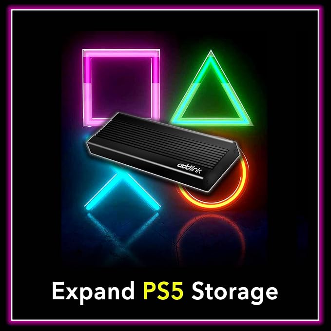 Addlink External Portable SSD 2TB P20 USB 3.2 Gen2 up to 1050MB/s, 3D TLC USB C Solid State Drive, for PC Laptop Mac Windows Linux Android PS4 PS5 Xbox One Smart TV (ad2TBP20B32) Made in Taiwan