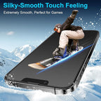 Mothca 2 Pack Matte Glass Screen Protector for iPhone 16e / iPhone 14 / iPhone 13/ iPhone 13 Pro 6.1" [Auto Fit Box Dust-Free] Full Coverage Anti-Glare & Anti-Fingerprint Tempered Glass,Smooth as Silk