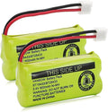BT18433/BT28433 2.4V 800mAh Ni-MH Cordless Phone Battery, Also Compatible with AT&T BT184342/BT284342 BT8300 BT1011 BT1018 BT1022 BT1031 2SN-AAA55H-S-J1 CS6120 CS6209 CL80109 EL52419 (Pack 2)