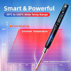 SEQURE S99 Portable Soldering Iron Kit 150W Electric Soldering Iron with 4 Solder Tips 4 PD 65W Fast Travel Adapter OLED Digital DC/PD/QC/PPS Input Power Mini Welding Tool For Drones Laptops Phones
