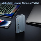 USB C Laptop Docking Station HDMI 4K60Hz with Nvme Enclosure, ACASIS 10-in-1 USB C Hub Multiport Adapter with HDMI, PD, Ethernet, SD/TF, 10G USB C/A Ports, Audio, Works for Mac/Dell/HP/Surface