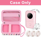 Labels Printer Case Compatible with COLORWING D30 Bluetooth Wireless Portable Labeling Printer Also for Phomemo D30 D35 for Memoking Mini Thermal Printing Sticker Storage Holder