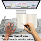 Clear Acrylic Monitor Stand Riser 20", Laptop Keyboard Cover cat Proof, Keyboard Protector Anti-Cat Prevent Cats from Touching Keyboard, Clear Monitor Riser for Keyboard Storage