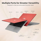NIMO 15.6" IPS FHD-Gaming-Laptop, AMD Ryzen 5 6600H 6-Cores 660M GPU 32GB DDR5 RAM 2TB SSD(Beat i7-1165G7, Up to 4.5GHz) Computer with 100W GaN Type C Fingerprint Backlit Keyboard Win 11