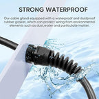 Strain Relief Cord Connector,LISTENJIALE 5Pcs NPT 1/2" Waterproof Cable Gland Flex Spiral Strain Relief Adjustable 6-12mm Cable Connector Nylon Joint with Gaskets(Black)