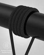 ZBF Magnetic Charging Cable 3A Fast Charging (4-Pack, 3.3/3.3/6.6/6.6 ft) 3 in 1 Magnetic Phone Charger, 480Mbps Data Transfer, USB A to Type C Charger Cable for USB-C/IproductMicro USB Device(Black)
