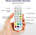 RGBZONE 2.4GHz WiFi LED Controller, IR Wireless Remote Control, 2-Ports Smart 4-PIN RGB LED Controller, Music Sync, for SMD 5050 3528 LED Light Strips(2 Ports)