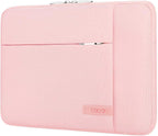 Lacdo Laptop Sleeve Case for 14 inch New MacBook Pro M4/M3/M2/M1 Chips Pro Max A3112 A3401 A3185 A2918 A2992 A2779 2024-2021, 13.8" 13.5" Microsoft Surface Laptop 7th 6 5 4 3 Computer Bag, Pink
