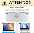 FILMEXT Privacy Screen for Macbook Pro 14 inch (2025-2021, M4 M3 M2 M1), Removable Macbook pro 14.2" A3112 A3401 A2992 A2918 A2779 A2442 Privacy Laptop Screen Filter Anti-Spy/Anti-Glare/Eye Care
