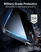 ESR 3 Pack for iPhone 16e/ iPhone 14/ iPhone 13/ iPhone 13 Pro Screen Protector, [9H Hardness] [Military Grade Shatterproof] Tempered Glass Film with Flawless Fit Tray