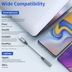 USB Type C to 3.5mm Headphone Jack Adapter, (2-Pack) USB C to Aux Female Audio Dongle Cable Cord Compatible with iPhone 16/15 Pro/15 Plus/15 Pro Max,iPad Pro,MacBook, Samsung Galaxy S24 S23 S22