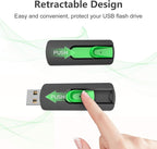 Aiibe 64 GB Flash Drive USB Flash Drive 64GB Thumb Drive USB 2.0 Memory Stick Zip Drive Backup Jump Drive Single 64GB 64G USB Drive for PC Laptop