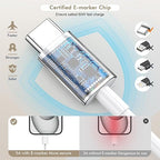 iPhone 16 15 Charger Fast Charging, 2Pack 10FT Extra Long USB-C to C Cable Cord with 20W Apple iPad USB C Fast Charger USB C Wall Charger Block for iPhone 16/16 Plus/16 Pro/16 ProMax/15/15 ProMax/iPad