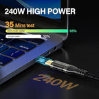 USB C Extension Cable 10ft,usb c female to usb c male cable long,usc to usc extender cable usb 3.2 Extension 240W PD Fast Charging 20 Gbps Compatibility with Laptop Tablet Mobile Phone and more