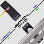 Ethernet Surge Protector - PoE+ - Gigabit - (with DIN Rail Mount Option) - Gas Discharge Tube for Full Protection - RJ45 Lightning Suppressor - LAN Network CAT5/CAT6 Thunder Arrestor - Tupavco TP309