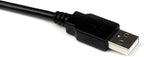 StarTech.com 5ft USB 2.0 Extension Cable - Male to Female - 5 ft USB A to A Extension cord for Laptop, Desktop, Tablet, Webcam & More (USBEXTAA5DSK) , Black