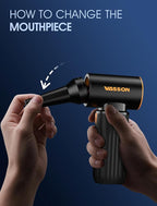 Compressed Air Duster, 260000RPM Cordless Electric Air Blower with Brushless Motor, 3-Speed Adjustable & Rechargeable – Powerful Dust Cleaner for Keyboard, Computer, Car, Outdoor, Air Bed