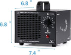 Airthereal MA5000 Commercial Ozone Generator, High Capacity Ozone Machine Odor Removal - Home Air Ionizers O3 Deodorizer for Rooms, Smoke, Cars and Pets, Eliminate Odors up to 2000sq.ft., Black