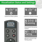 for Nikon Rechargeable Shutter Release,Wireless Camera Remote Control Compatible with P1000,P950,B600,A1000,Z6 II,Z30,Z50,Z5,Z7 II,Z fc,Z f,Z6 III,Z50 II,P1100,Z5II Replaces Nikon ML-L7