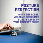 Steepy Portable Laptop Stand for Desk – Adjustable Height, & Portable Laptop Holder – Ergonomic Computer Stand for Cooling & Comfort – Slip-Proof, Sturdy Design – Universal Fit for 13-17 Inch Devices